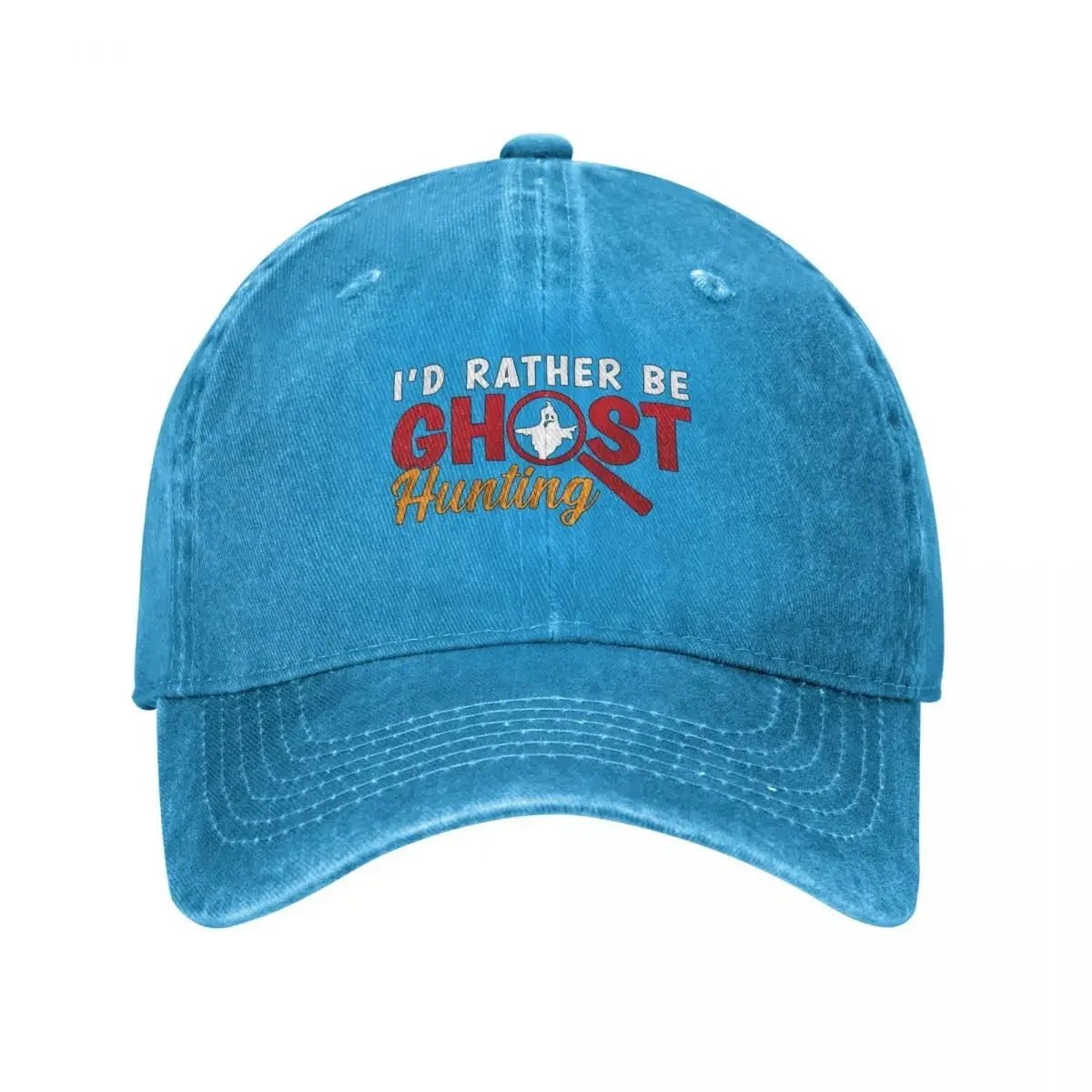 "I’d Rather Be Ghost Hunting" Baseball Cap – Paranormal Investigator Dad Hat