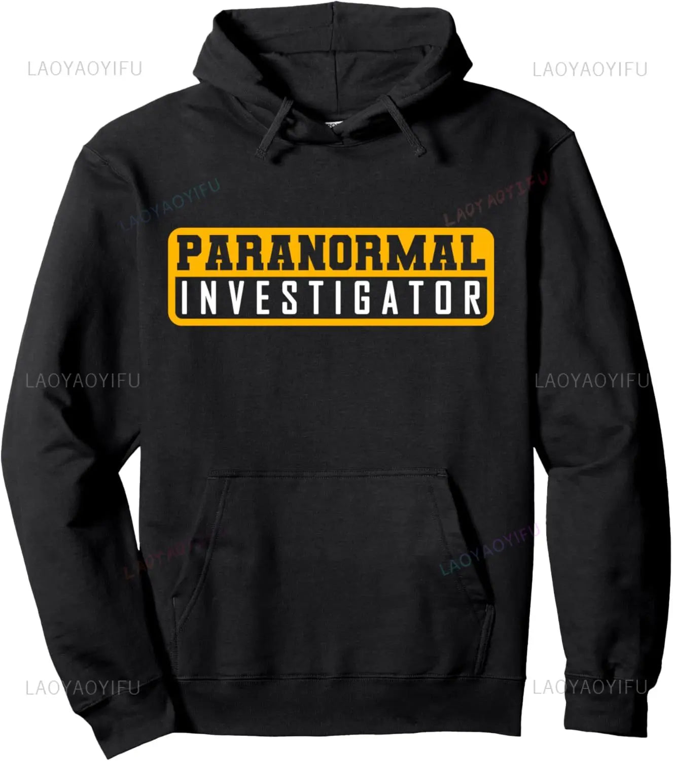 Ghost Hunting Paranormal Investigator Hoodie – Original Pullover Sweatshirt for Men & Women | Gothic Haunted Fashion Gift