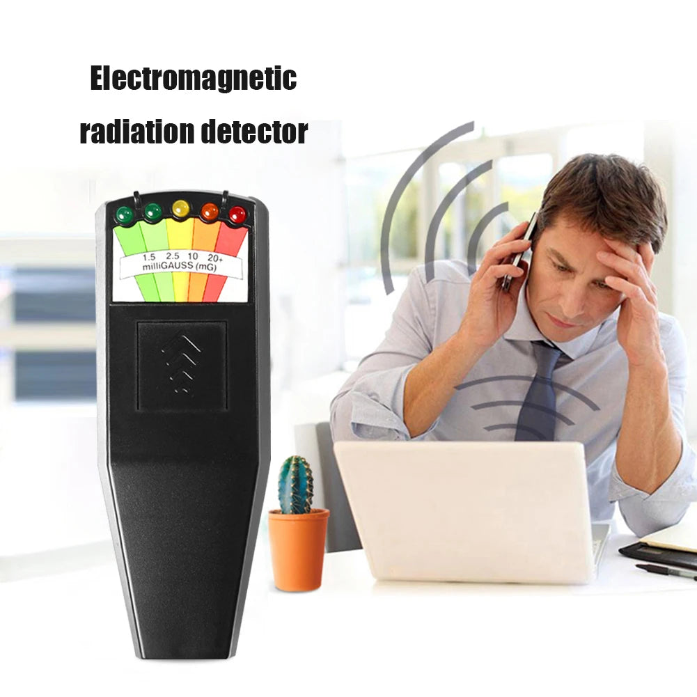 K2 EMF Meter – Handheld Electromagnetic Field Gauss Meter with 5-LED Indicator for Ghost Hunting & EMF Detection
