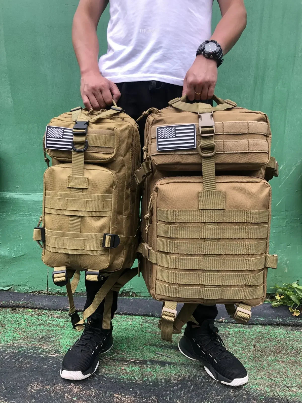 Waterproof Tactical Backpack – 25L/50L Nylon Rucksack for Hunting, Camping, Hiking & Outdoor Survival Gear