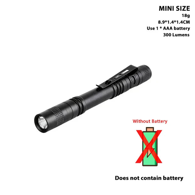Mini Ghost Hunting Flashlight – High Power Pocket LED Torch for Paranormal Investigations & Night Hunts