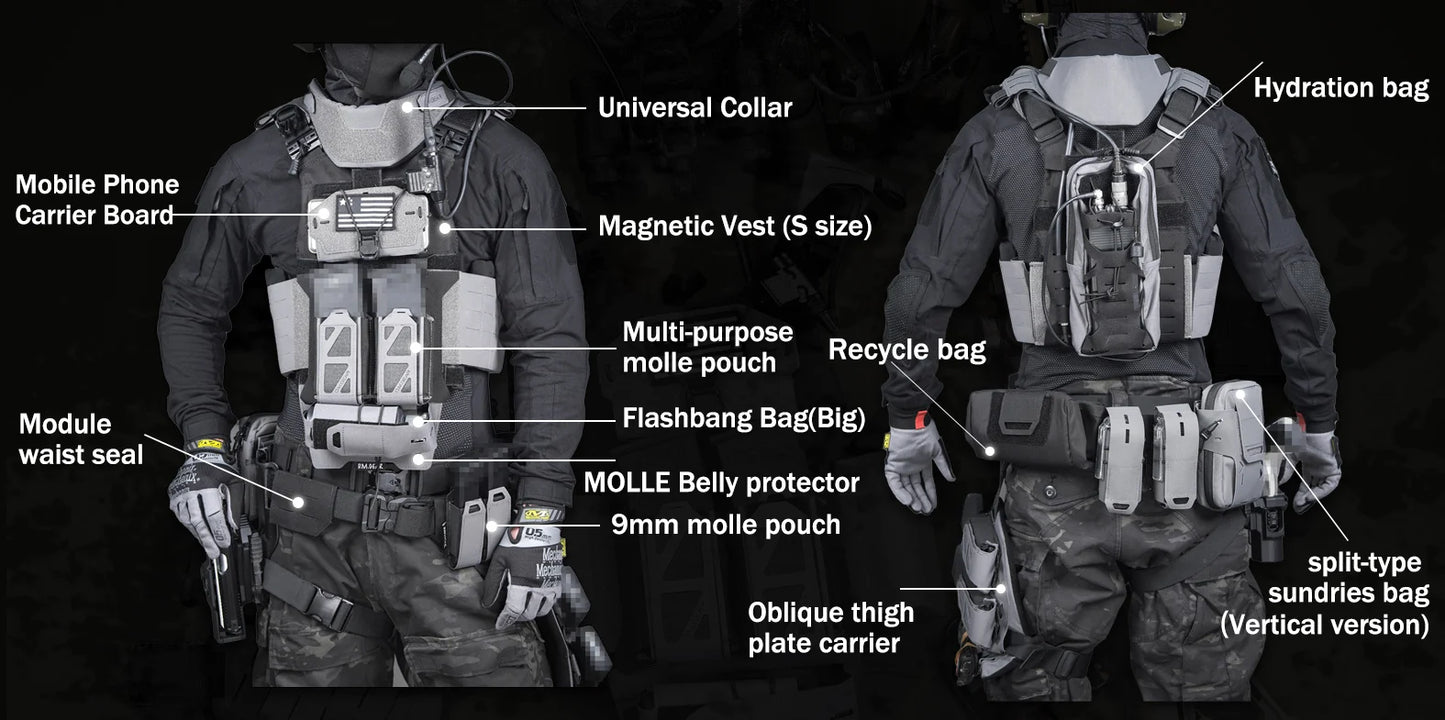 Tactical Hunting Shoulder Bag – Waterproof Molle Outdoor Equipment Pack for Men | Multifunctional Military Gear