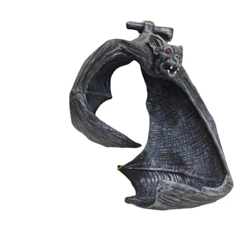 Bat Wall Tealight Holder – Haunted Candle Statue for Ghost Hunters & Halloween Decor