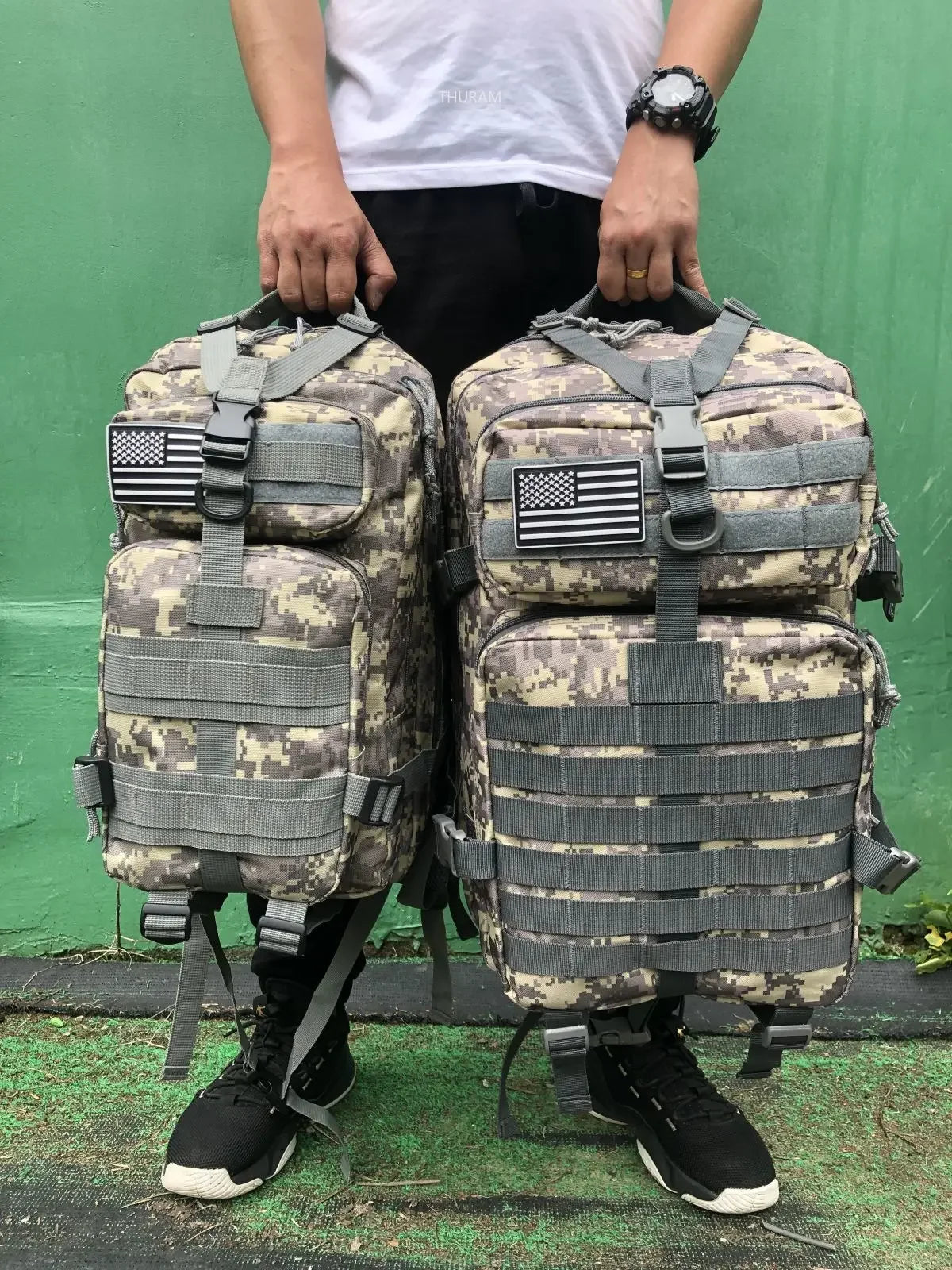Waterproof Tactical Backpack – 25L/50L Nylon Rucksack for Hunting, Camping, Hiking & Outdoor Survival Gear