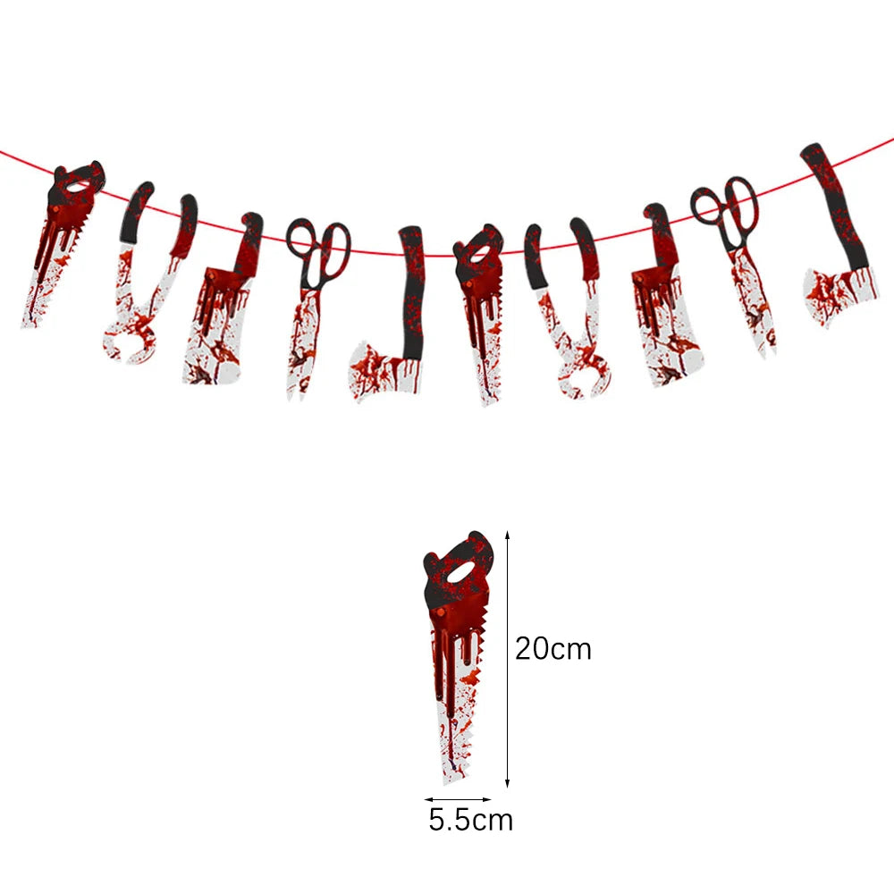 Halloween Terror Banner – Perfect for Haunted Houses & Ghost Hunting Ambiance