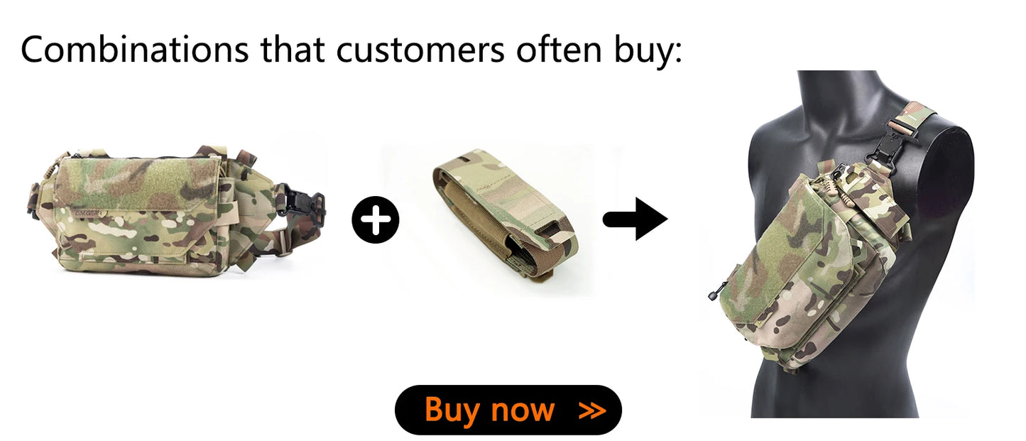 Tactical Hunting Shoulder Bag – Waterproof Molle Outdoor Equipment Pack for Men | Multifunctional Military Gear