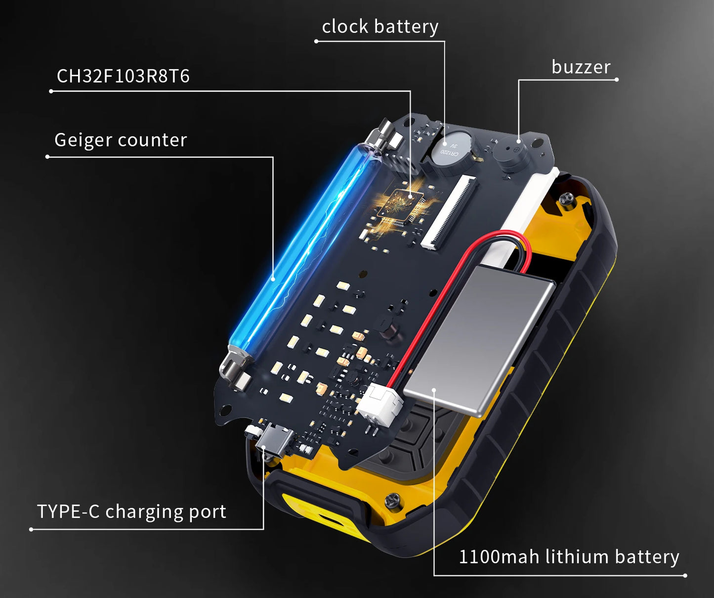 GC-01 Geiger Counter – Radiation Detector for Paranormal Energy & Ghost Hunting