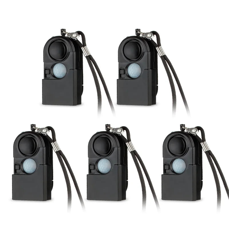 KERUI Mini Motion Detector Alarm – 120DB Siren & SOS LED Light for Ghost Hunting & Security