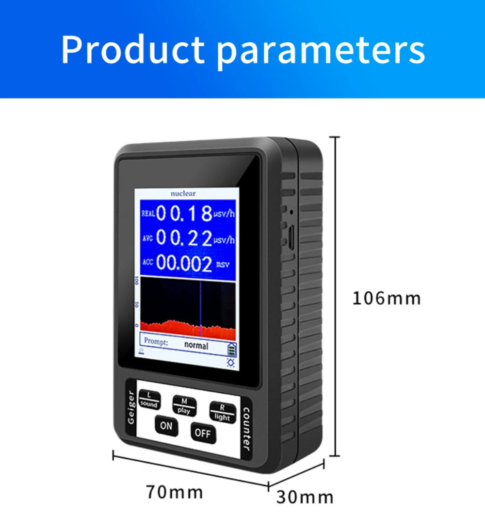 Geiger Counter Radiation Detector – Paranormal Energy & Ghost Hunting Tool