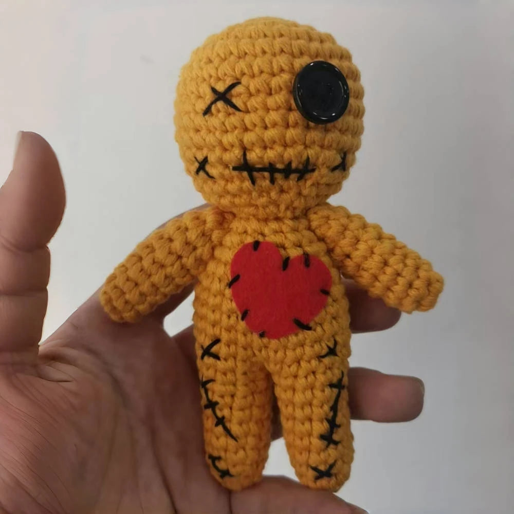 Creepy Voodoo Dolls – Haunted Witchcraft Props for Ghost Hunting & Horror Decor