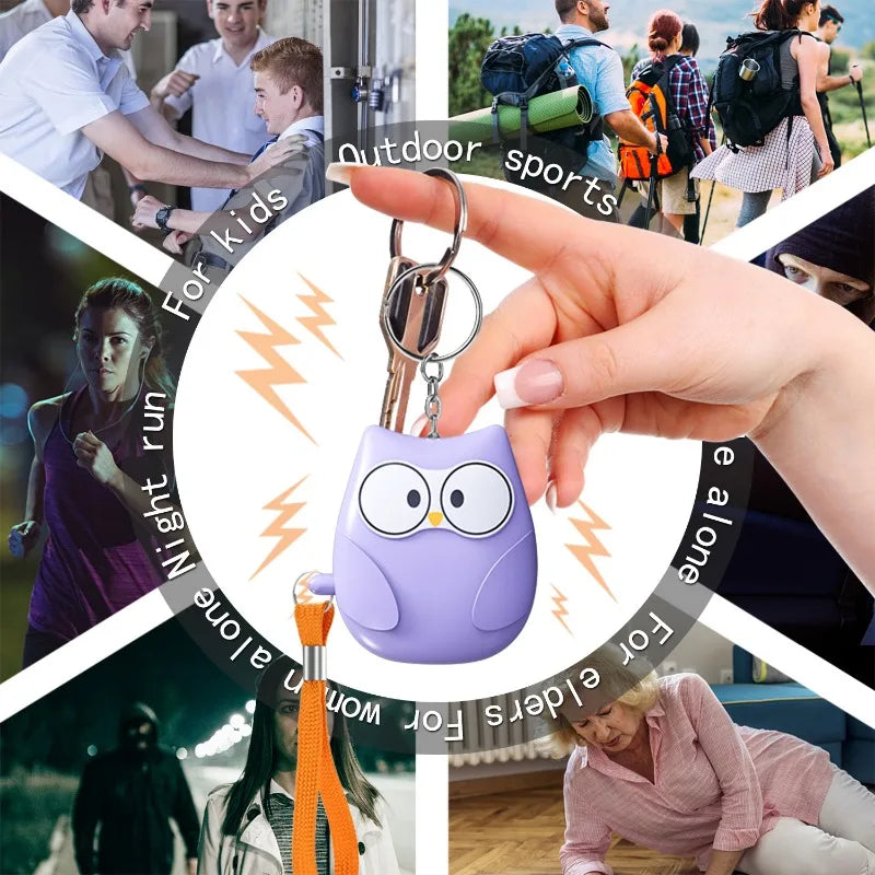 130dB Personal Self-Defense Alarm – Safety Siren Keychain for Women & Ghost Hunters