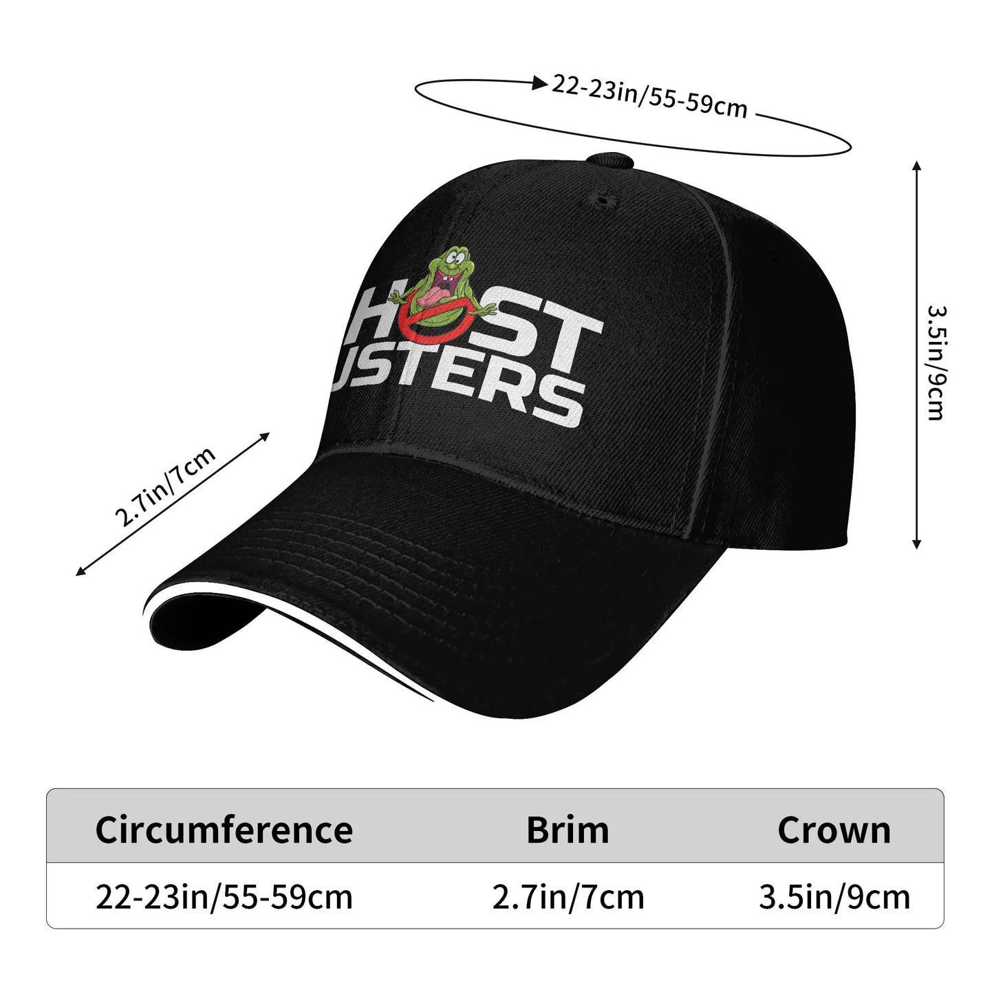 Ghostbusters Baseball Cap – Summer Trucker Hat with Logo for Men & Women | Casual Hiking & Outdoor Visor