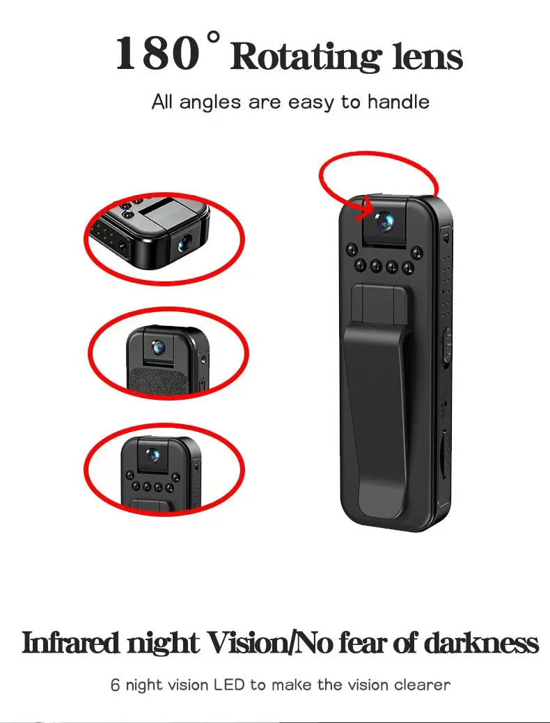 Mini HD Night Vision Camera – Portable Ghost Hunting Camcorder