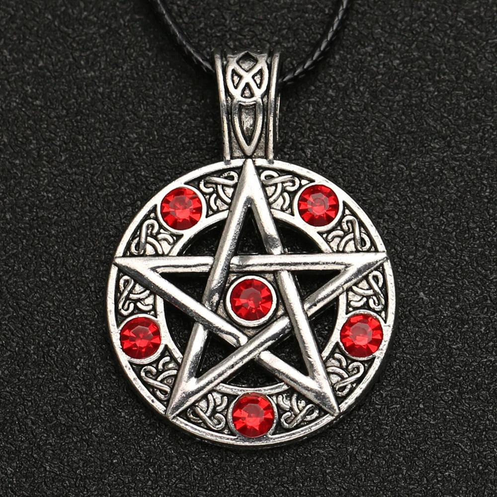Pentagram Necklace – Supernatural Five-Pointed Star Pendant Gothic Jewelry for Men & Women