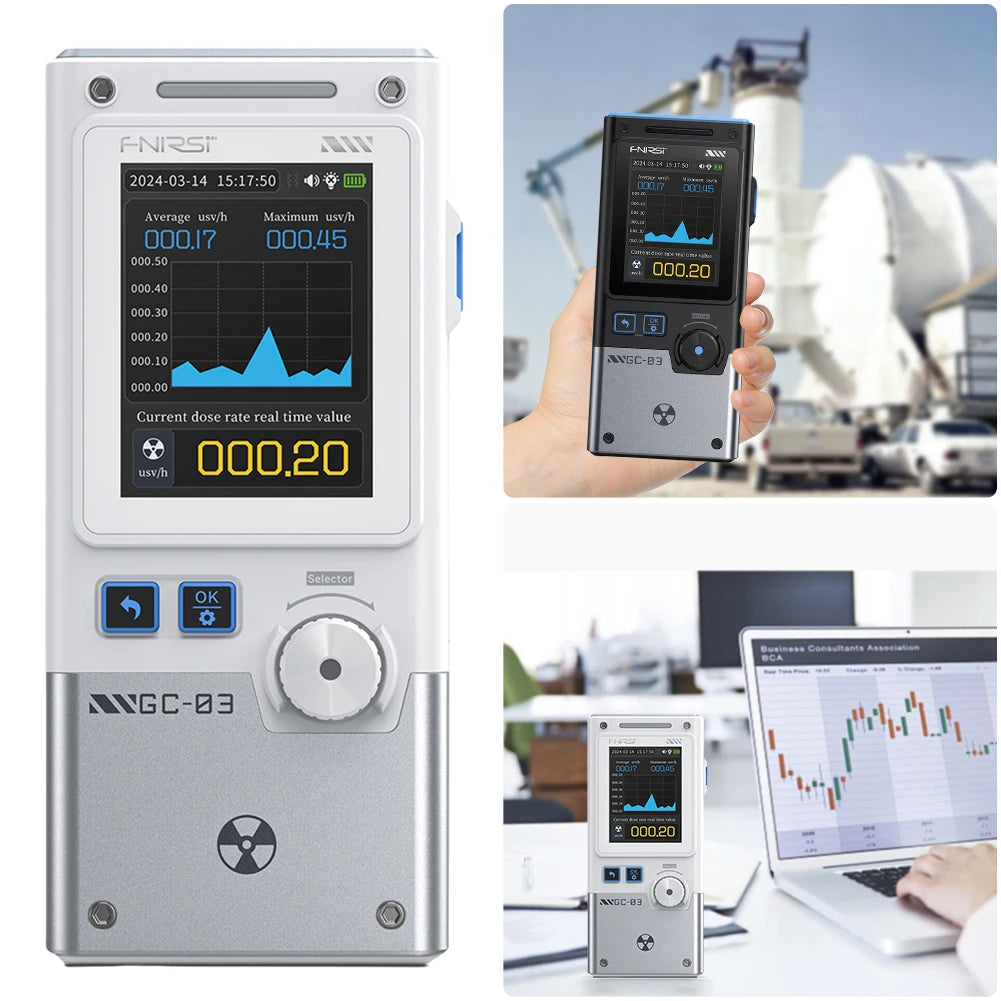 Portable EMF Radiation Detector – Electric & Magnetic Field RF Meter for Home, Office & Ghost Hunting