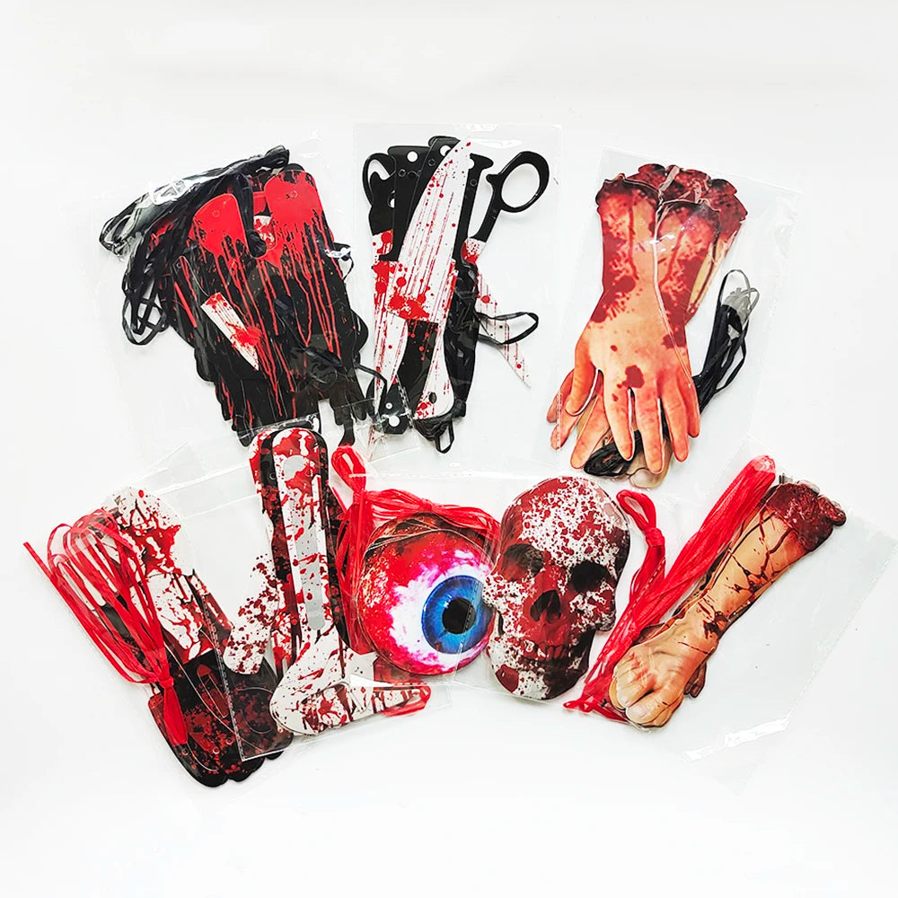 Halloween Terror Banner – Perfect for Haunted Houses & Ghost Hunting Ambiance