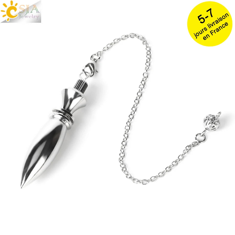 Brass Metal Pendulum for Divination & Dowsing – CSJA Fortune-Telling Tool
