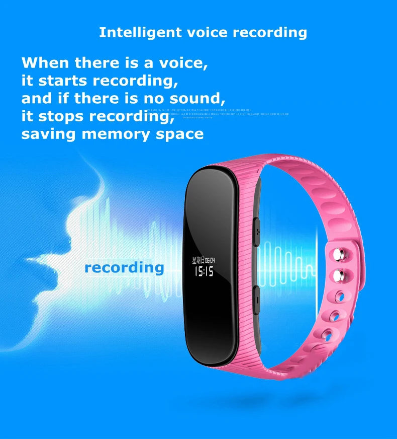 Mini Voice Recorder Watch – Discreet Audio Recording for Paranormal Investigations & Ghost Hunting