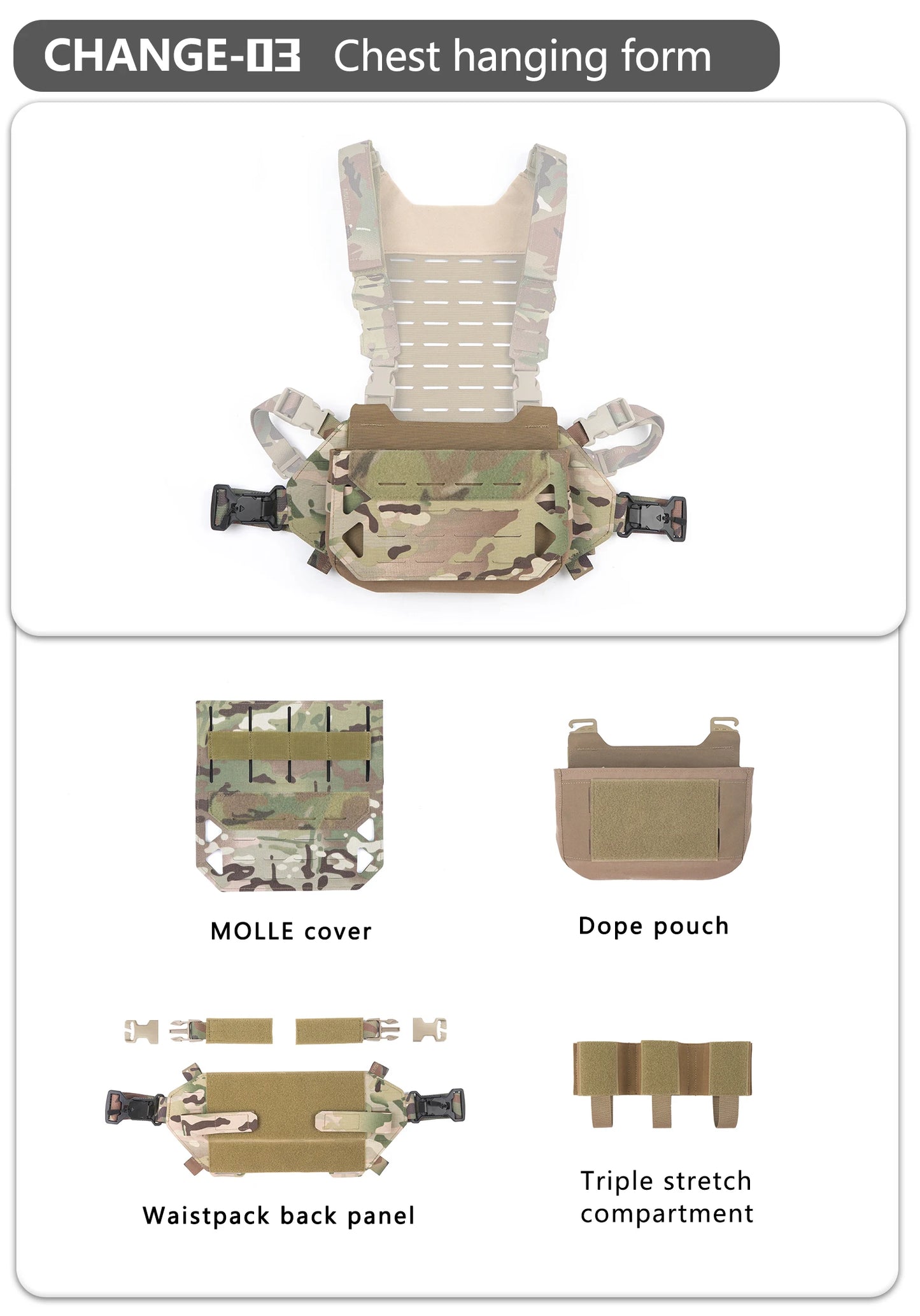 Tactical Hunting Shoulder Bag – Waterproof Molle Outdoor Equipment Pack for Men | Multifunctional Military Gear