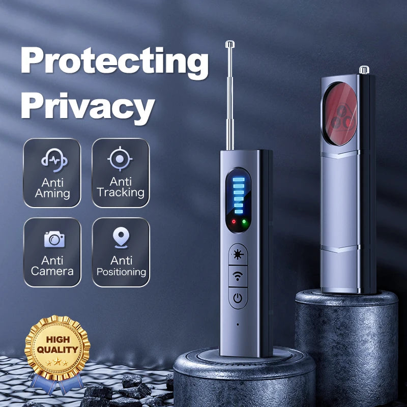 Anti-Spy Hidden Camera Detector – Professional Bug Scanner & Infrared Sensor for Security & Paranormal Investigations