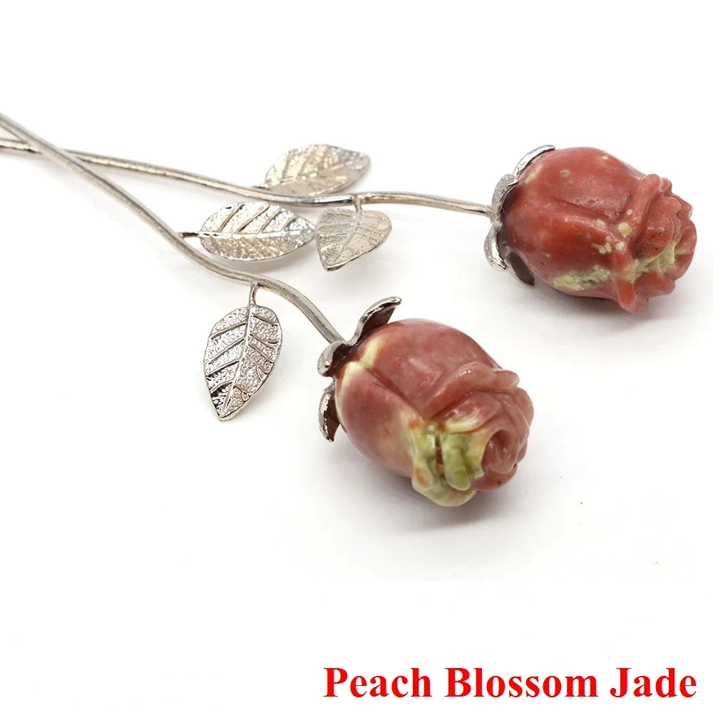 Amethyst Crystal Carved Rose – Gemstone Flower for Healing & Spiritual Energy