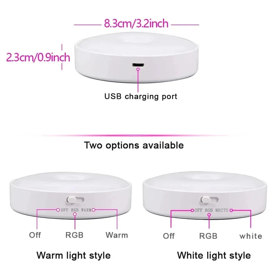 Rechargeable LED Motion Sensor Light – Ghost Hunting & Paranormal Investigation Tool