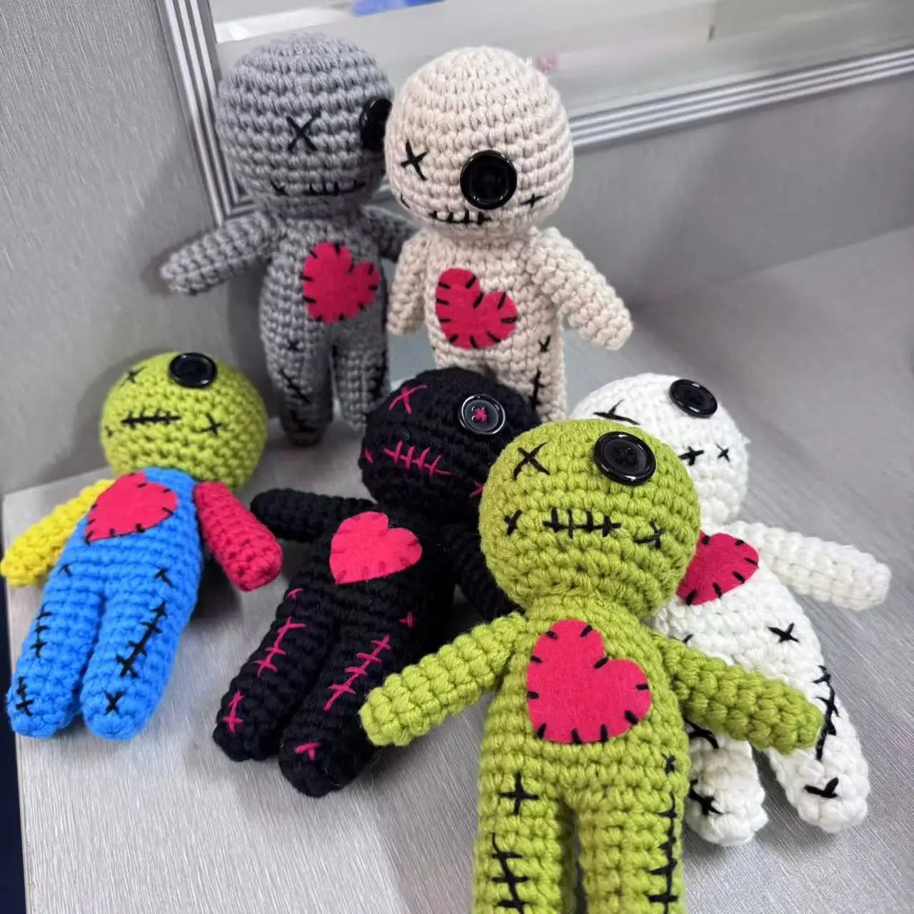 Creepy Voodoo Dolls – Haunted Witchcraft Props for Ghost Hunting & Horror Decor
