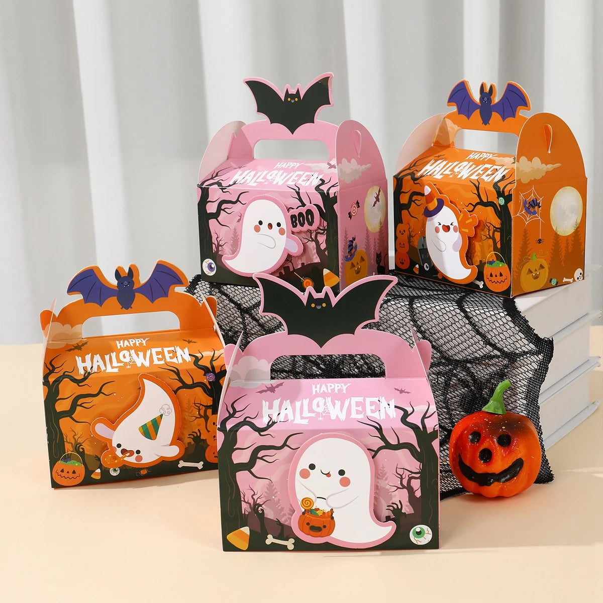 Halloween Ghost Candy Boxes – DIY Paper Packaging for Trick or Treat & Party Decorations