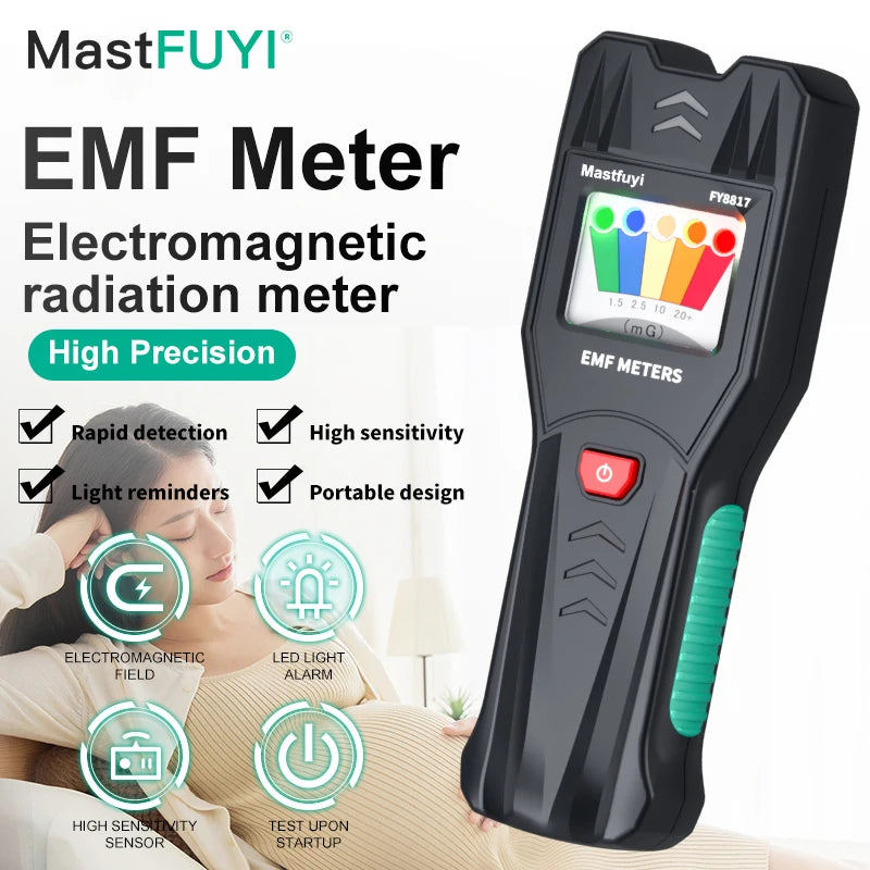 MASTFUYI EMF Meter – Electromagnetic Field Detector for Ghost Hunting