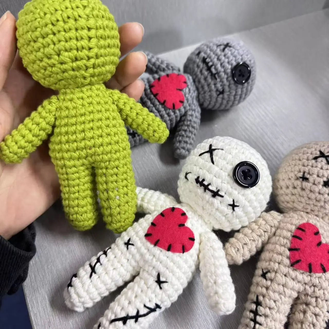 Creepy Voodoo Dolls – Haunted Witchcraft Props for Ghost Hunting & Horror Decor