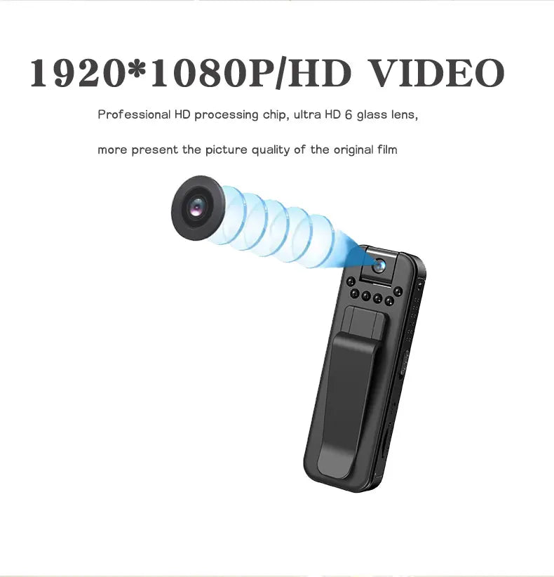 Mini HD Night Vision Camera – Portable Ghost Hunting Camcorder