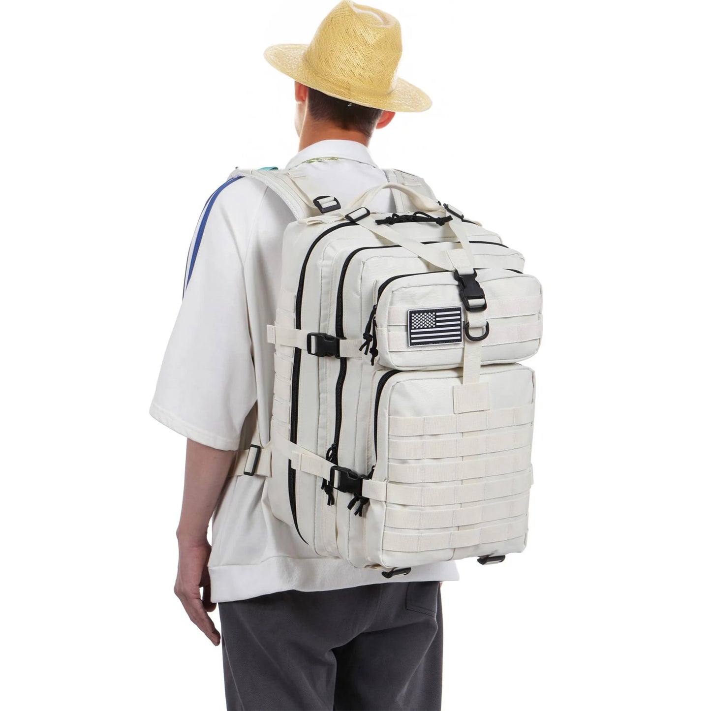 Waterproof Tactical Backpack – 25L/50L Nylon Rucksack for Hunting, Camping, Hiking & Outdoor Survival Gear