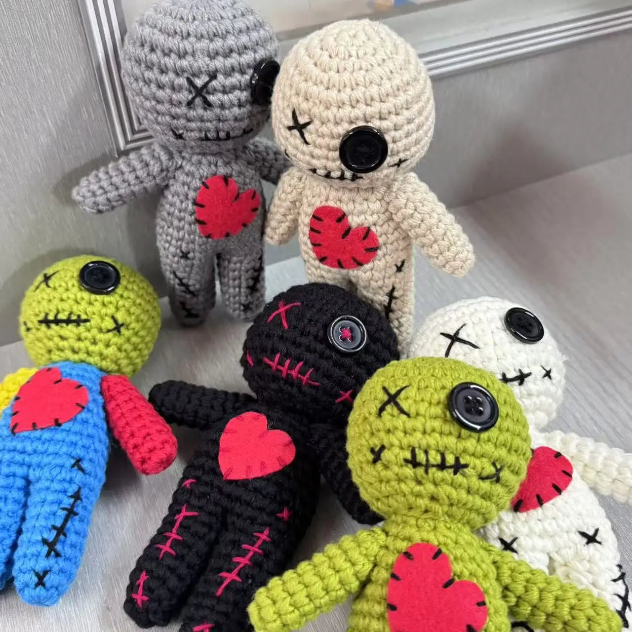 Creepy Voodoo Dolls – Haunted Witchcraft Props for Ghost Hunting & Horror Decor