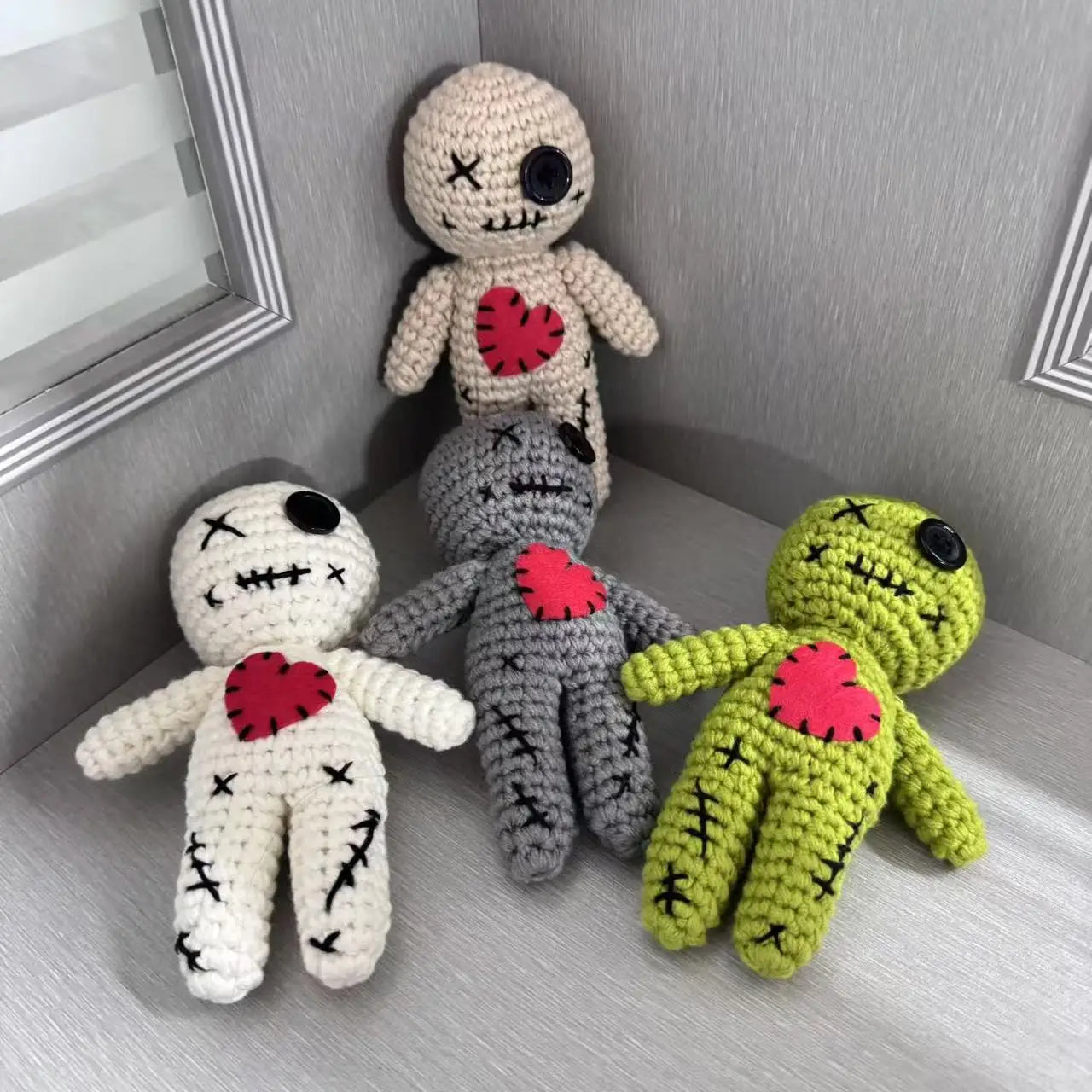 Creepy Voodoo Dolls – Haunted Witchcraft Props for Ghost Hunting & Horror Decor