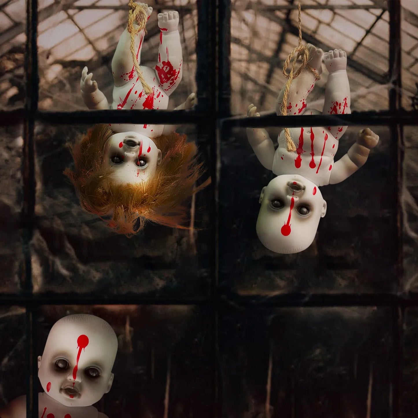 Haunted Blood Doll – Terrifying Ghost Zombie Baby for Paranormal & Horror Decor