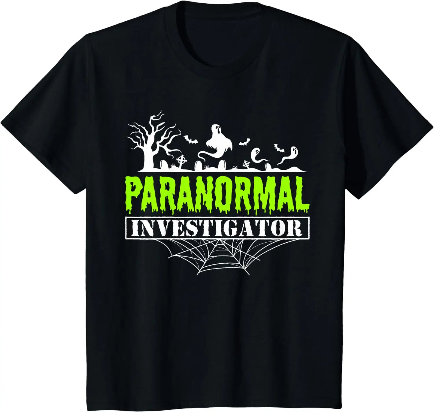 Funny Paranormal Investigator T-Shirt – Ghost Hunting Gothic Streetwear