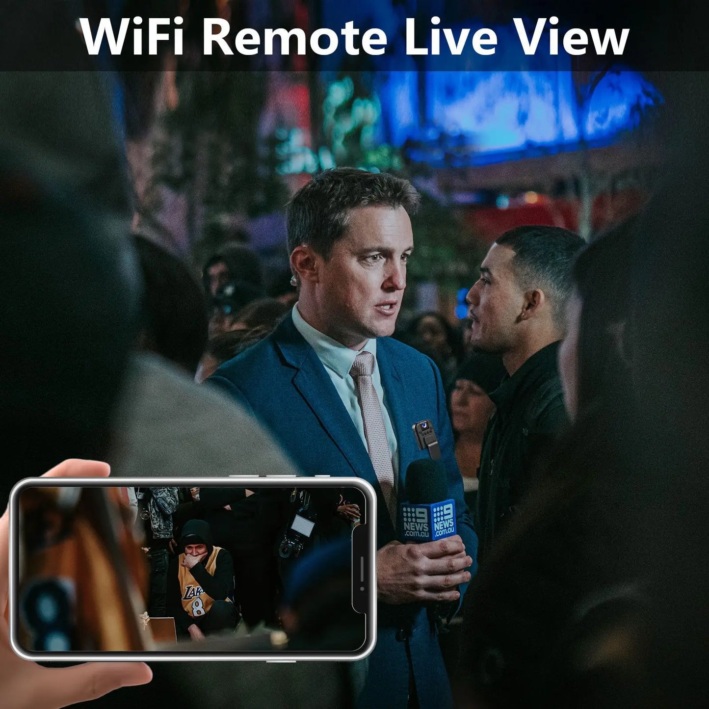 HD Mini Camera – Portable Digital Video Recorder with Infrared Night Vision & Police BodyCam