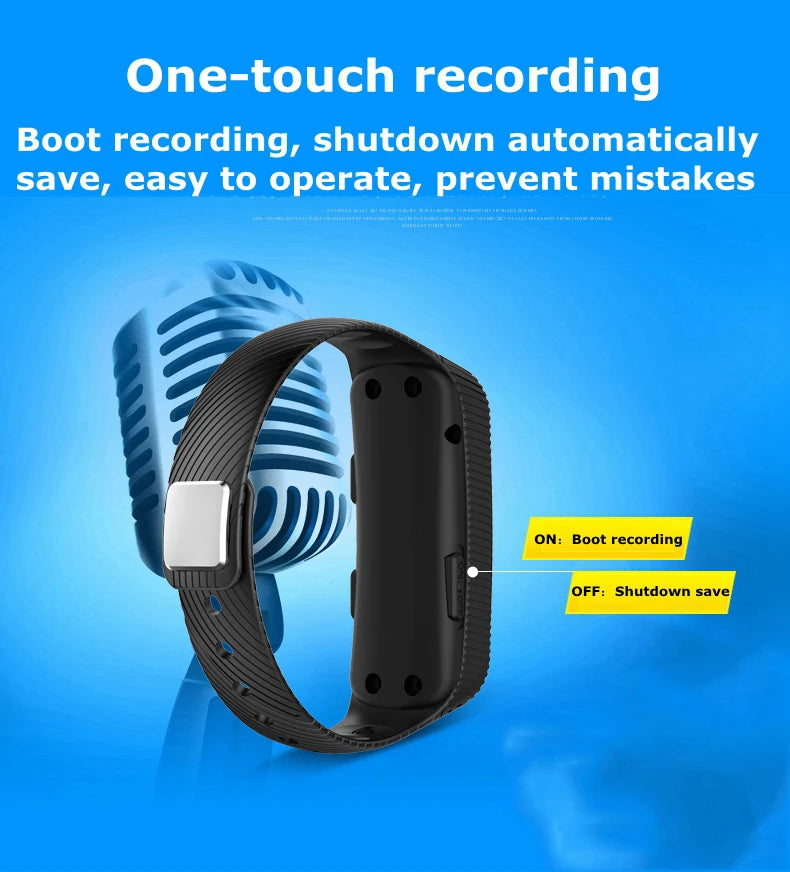 Mini Voice Recorder Watch – Discreet Audio Recording for Paranormal Investigations & Ghost Hunting