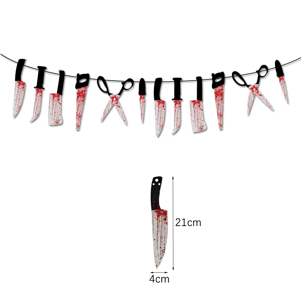 Halloween Terror Banner – Perfect for Haunted Houses & Ghost Hunting Ambiance