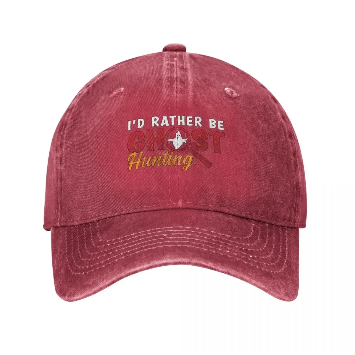 "I’d Rather Be Ghost Hunting" Baseball Cap – Paranormal Investigator Dad Hat