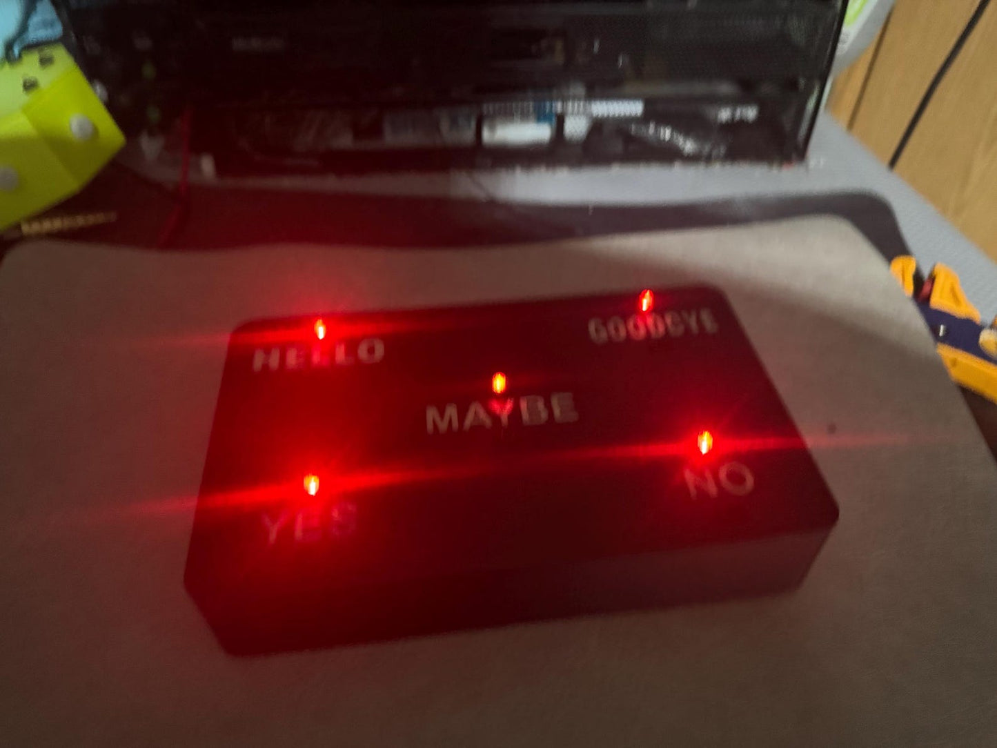 Yes, no interactive board detector - Ghost hunting equipment - Ghost hunting kit tools - Paranormal investigation equipmentl