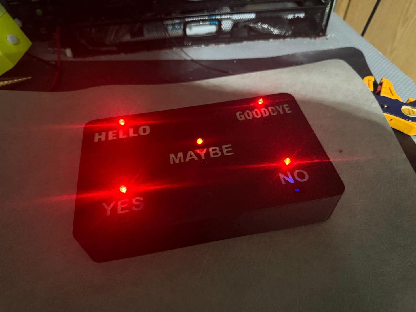Yes, no interactive board detector - Ghost hunting equipment - Ghost hunting kit tools - Paranormal investigation equipmentl