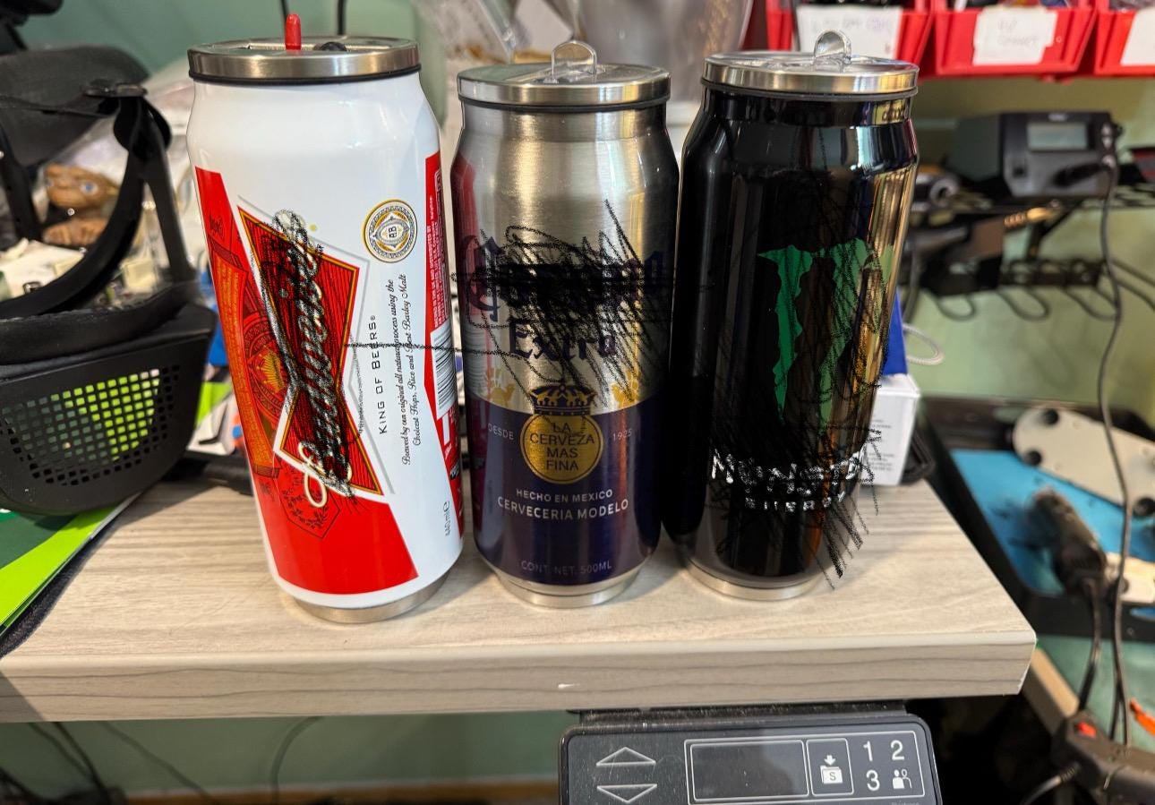 Beer Can Trigger Object - Ghost hunting equipment- Paranormal investigation equipment - Tools and kit