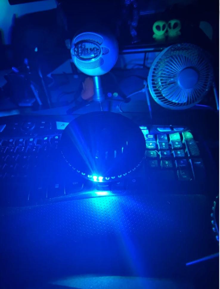 Paranormal Motion Sensor Flying Saucer – LED Activated Ghost Hunting Tool