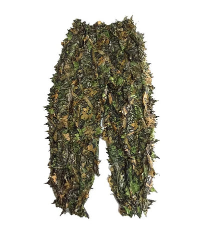 3D Leaf Ghillie Suit – Outdoor Camouflage Jacket & Pants Set with Hood | Hunting, Airsoft & Jungle Training (Men, Women, Kids)