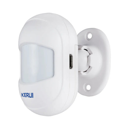 KERUI HW10 Wireless PIR Motion Detector – Mini Infrared Alarm Sensor with Magnetic Swivel Base for Home Security System