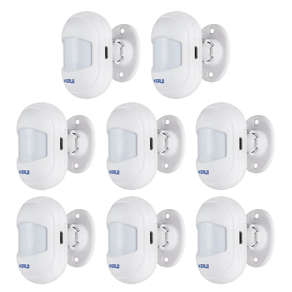 KERUI HW10 Wireless PIR Motion Detector – Mini Infrared Alarm Sensor with Magnetic Swivel Base for Home Security System