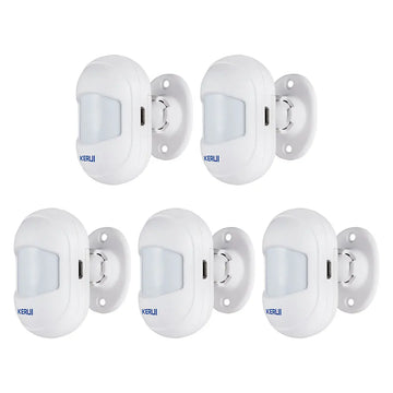 KERUI HW10 Wireless PIR Motion Detector – Mini Infrared Alarm Sensor with Magnetic Swivel Base for Home Security System