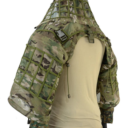 Tactical Ghillie Suit Hoodie – Lightweight Camouflage Sniper Jacket for Airsoft, Hunting & Ghost Recon