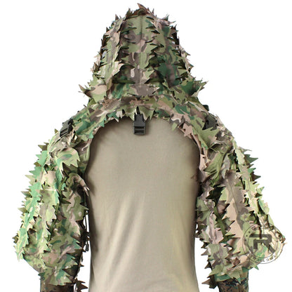 Tactical Ghillie Suit Hoodie – Lightweight Camouflage Sniper Jacket for Airsoft, Hunting & Ghost Recon